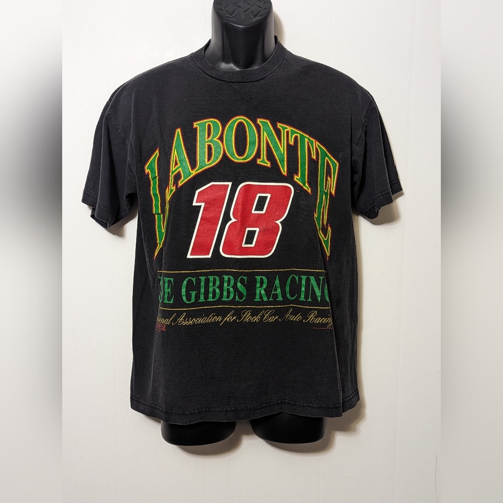 Men's Vintage Bobby Labonte Joe Gibbs Racing T-Shirt NASCAR Racing Size Medium